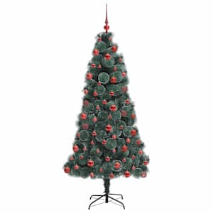 Umělý osvětlený vánoční stromeček se soupravou koulí 180 cm PET - obrázek 4
