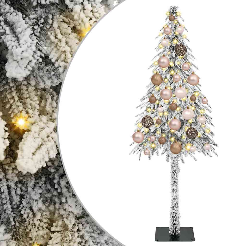 Juletræ med LED -strimmellys Hvid 120 cm PE 2 8721288991614 wbg an m en hd 1
