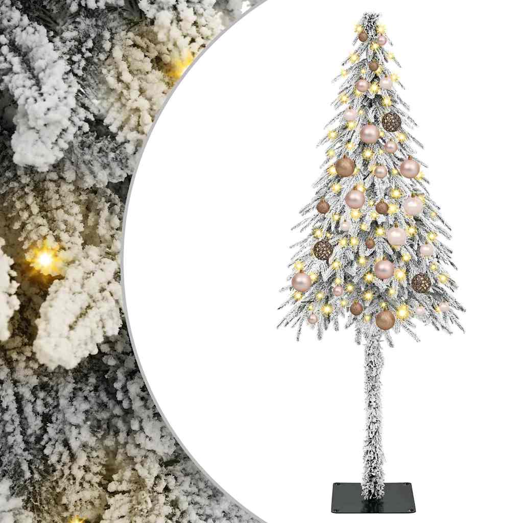 Juletræ med LED -strimmellys Hvid 150 cm PE 2 8721288991744 wbg an m en hd 1