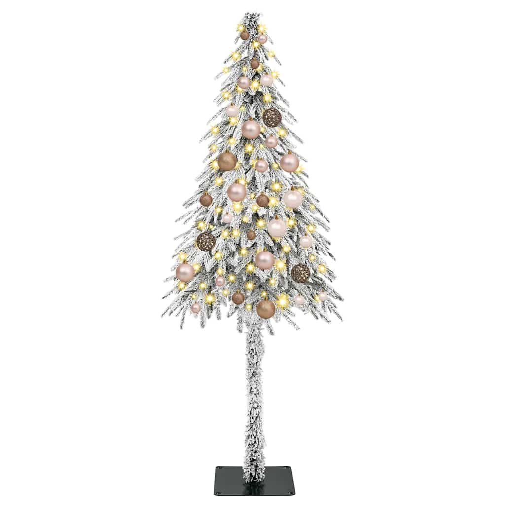 Juletræ med LED -strimmellys Hvid 150 cm PE 3 8721288991744 wbg an en hd 2
