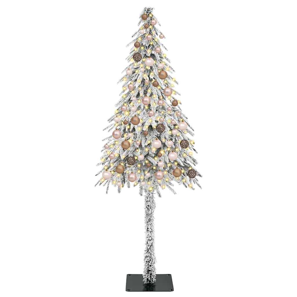 Thumbnail - vidaXL Weihnachtsbaum mit 300 LEDs Weiß 180 cm PE und Stahl