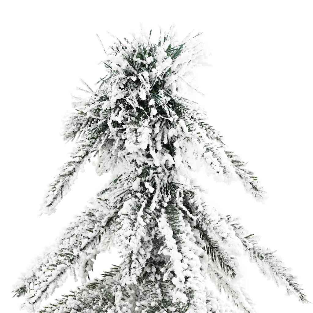 Božično drevo med 300 LED z stojalom Bela 180 cm PE in jeklo