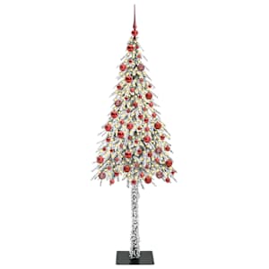 Vánoční stromeček s 300 LED diodami Bílá 180 cm PE a Ocel - obrázek 3