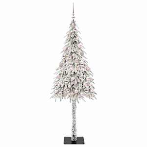 Vánoční stromeček s 300 LED diodami Bílá 180 cm PE a Ocel - obrázek 3