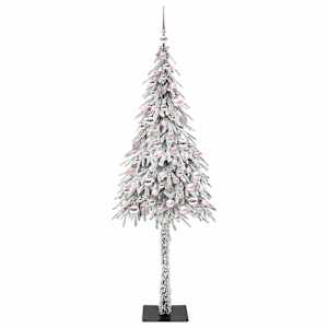 Vánoční stromeček s 300 LED diodami Bílá 180 cm PE a Ocel - obrázek 4
