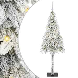 Vánoční stromeček s 300 LED diodami Bílá 180 cm PE a Ocel - obrázek 2