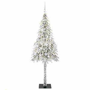 Vánoční stromeček s 300 LED diodami Bílá 180 cm PE a Ocel - obrázek 3