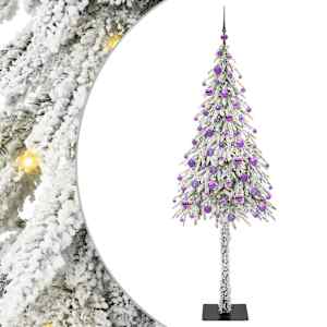 Vánoční stromeček s 300 LED diodami Bílá 180 cm PE a Ocel - obrázek 2