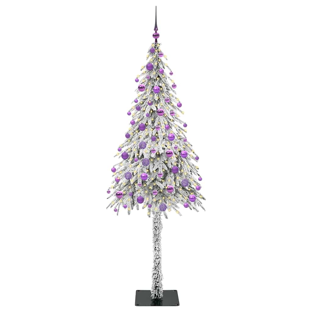 Thumbnail - vidaXL Weihnachtsbaum mit 300 LEDs Weiß 180 cm PE und Stahl
