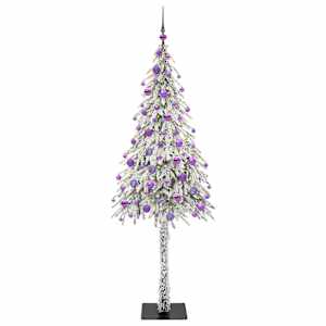 Vánoční stromeček s 300 LED diodami Bílá 180 cm PE a Ocel - obrázek 3