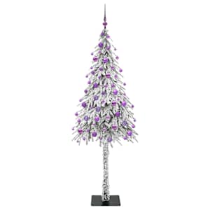 Vánoční stromeček s 300 LED diodami Bílá 180 cm PE a Ocel - obrázek 4