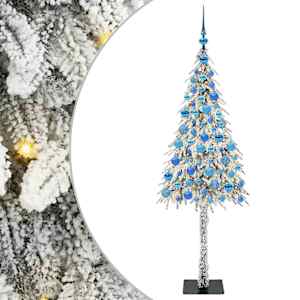 Vánoční stromeček s 300 LED diodami Bílá 180 cm PE a Ocel - obrázek 2