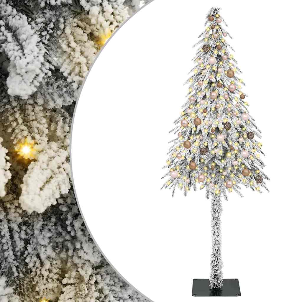 Thumbnail - vidaXL Weihnachtsbaum mit 300 LEDs Weiß 210 cm PE und Stahl