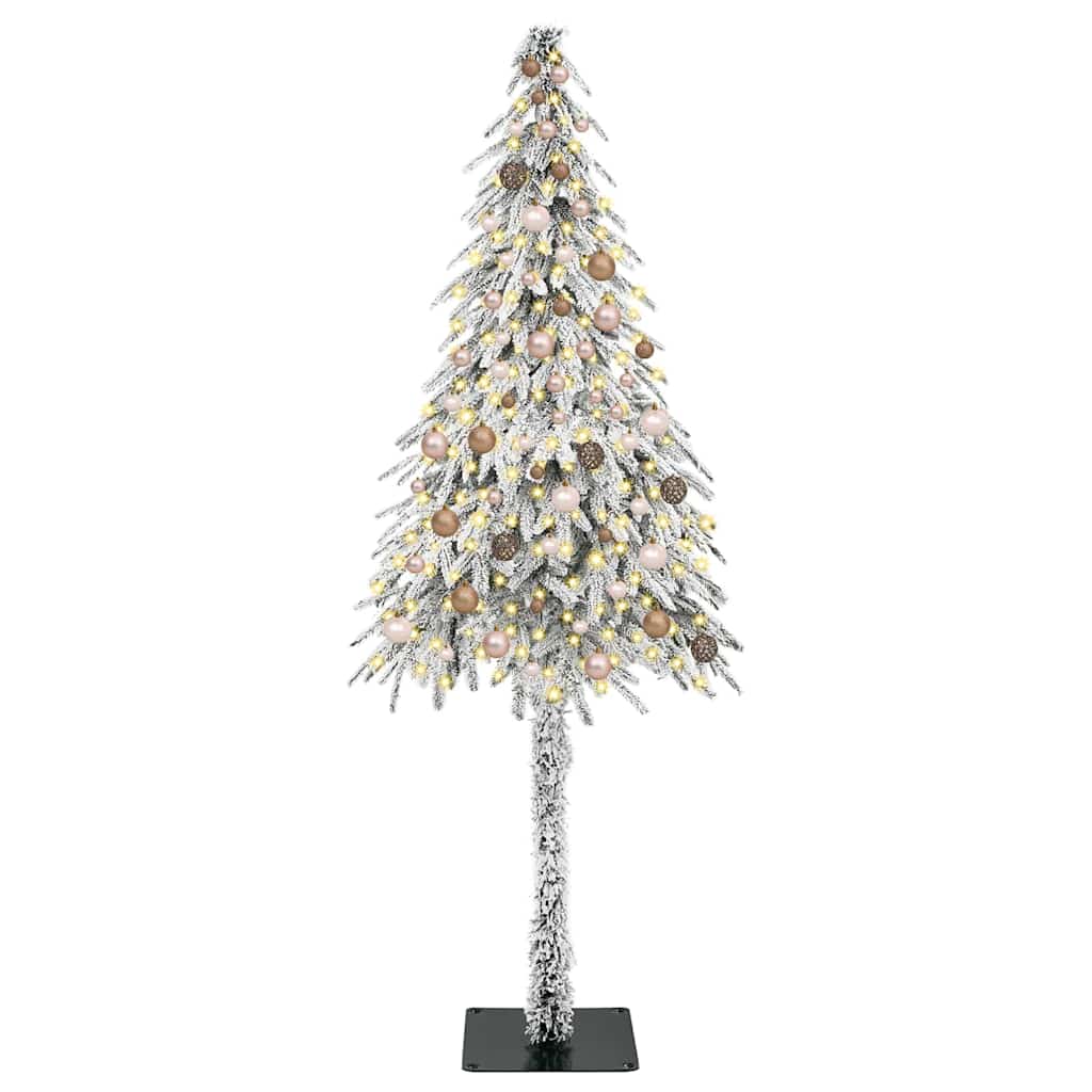 Thumbnail - vidaXL Weihnachtsbaum mit 300 LEDs Weiß 210 cm PE und Stahl