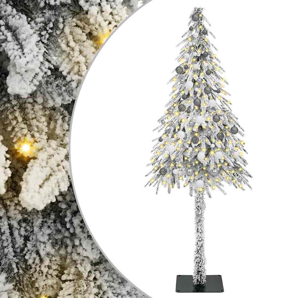 Juletræ med LED -strimmellys Hvid 210 cm PE 2 8721288992017 wbg an m en hd 1
