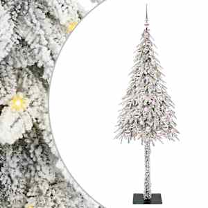 Vánoční stromeček s 300 LED diodami Bílá 210 cm PE a Ocel - obrázek 2