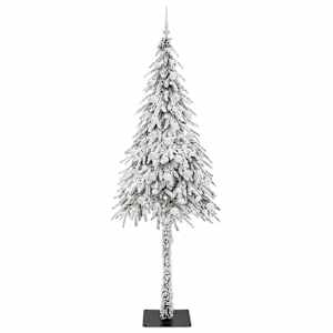 Vánoční stromeček s 300 LED diodami Bílá 210 cm PE a Ocel - obrázek 4