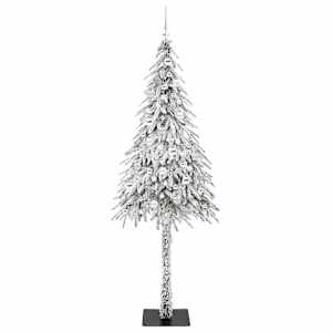Vánoční stromeček s 300 LED diodami Bílá 210 cm PE a Ocel - obrázek 4