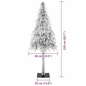 Vánoční stromeček s 300 LED diodami Bílá 210 cm PE a Ocel - obrázek 13