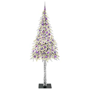 Vánoční stromeček s 300 LED diodami Bílá 210 cm PE a Ocel - obrázek 3
