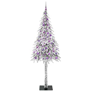 Vánoční stromeček s 300 LED diodami Bílá 210 cm PE a Ocel - obrázek 4