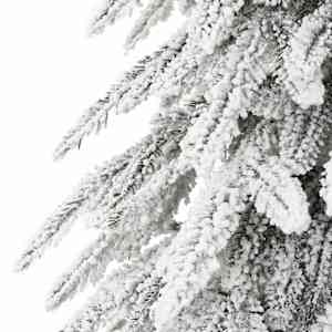 Vánoční stromeček s 300 LED diodami Bílá 210 cm PE a Ocel - obrázek 10