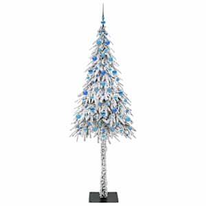 Vánoční stromeček s 300 LED diodami Bílá 210 cm PE a Ocel - obrázek 4