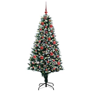 Umělý vánoční stromeček Zelená 150 cm PVC, ocel a plast - obrázek 3