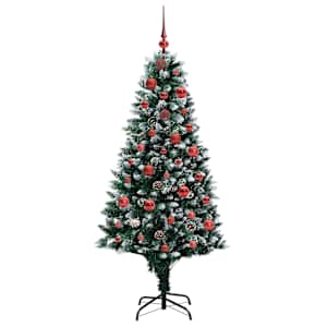 Umělý vánoční stromeček Zelená 150 cm PVC, ocel a plast - obrázek 4