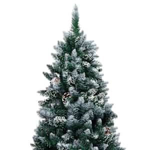 Umělý vánoční stromeček Zelená 180 cm PVC, ocel a plast - obrázek 12