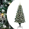 vidaXL Tehisj&otilde;ulupuu Roheline 180 cm PVC, teras ja plastik