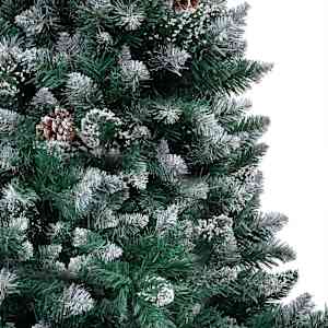 Umělý vánoční stromeček Zelená 180 cm PVC, ocel a plast - obrázek 10