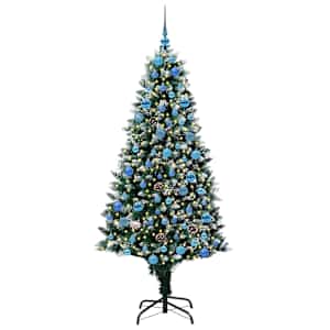 Umělý vánoční stromeček Zelená 180 cm PVC, ocel a plast - obrázek 3