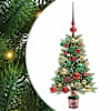 vidaXL J&otilde;ulupuu koos 150 LED-iga koos alusega Roheline 65 cm PE