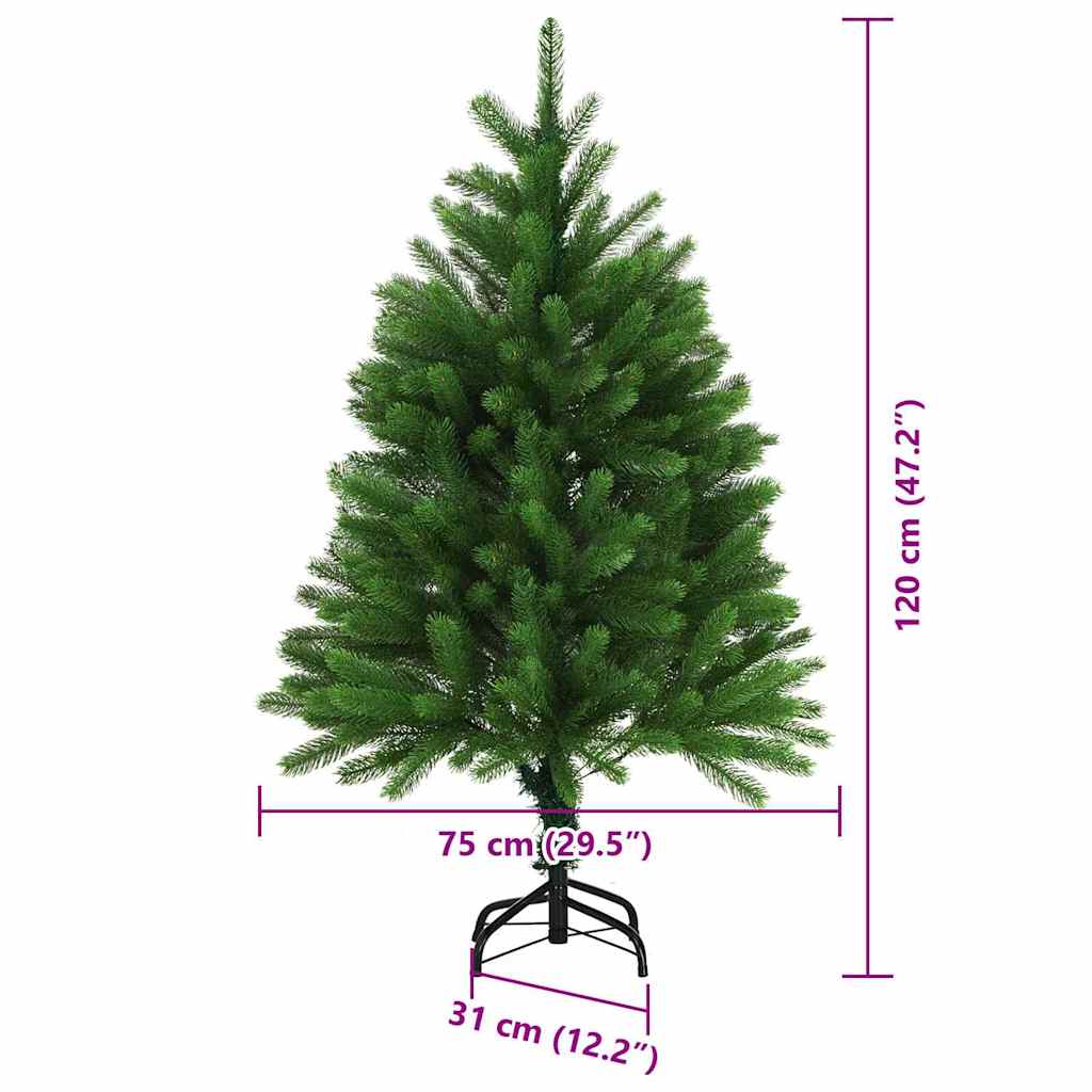 Vánoční stromeček s 150 LED diodami s stojanem Zelená 120 cm PE - obrázek 14