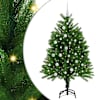 vidaXL J&otilde;ulupuu koos 150 LED-iga koos alusega Roheline 120 cm PE