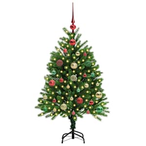 Vánoční stromeček s 150 LED diodami s stojanem Zelená 120 cm PE - obrázek 3