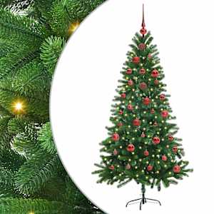 Vánoční stromeček s 150 LED diodami s stojanem Zelená 150 cm PE - obrázek 2