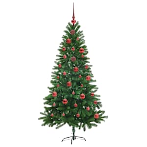 Vánoční stromeček s 150 LED diodami s stojanem Zelená 150 cm PE - obrázek 4