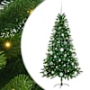vidaXL J&otilde;ulupuu koos 150 LED-iga koos alusega Roheline 150 cm PE