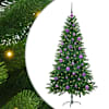vidaXL J&otilde;ulupuu koos 150 LED-iga koos alusega Roheline 150 cm PE