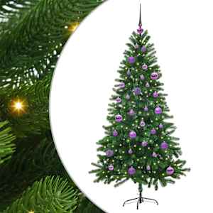 Vánoční stromeček s 150 LED diodami s stojanem Zelená 150 cm PE - obrázek 2