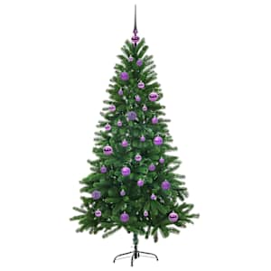 Vánoční stromeček s 150 LED diodami s stojanem Zelená 150 cm PE - obrázek 4