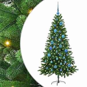 Vánoční stromeček s 150 LED diodami s stojanem Zelená 150 cm PE - obrázek 2