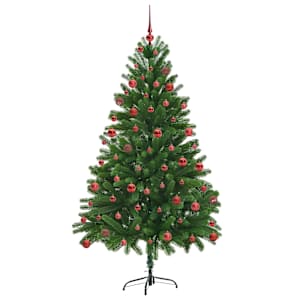 Vánoční stromeček s 300 LED diodami s stojanem Zelená 180 cm PE - obrázek 4