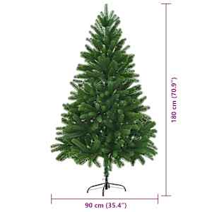 Vánoční stromeček s 300 LED diodami s stojanem Zelená 180 cm PE - obrázek 15