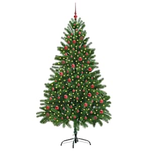 Vánoční stromeček s 300 LED diodami s stojanem Zelená 210 cm PE - obrázek 3