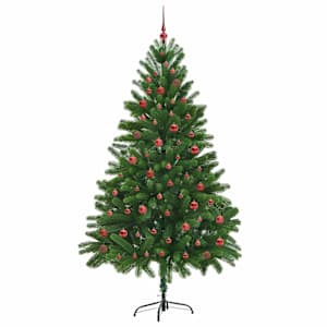 Vánoční stromeček s 300 LED diodami s stojanem Zelená 210 cm PE - obrázek 4