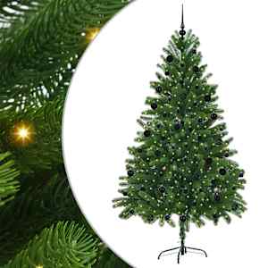 Vánoční stromeček s 300 LED diodami s stojanem Zelená 210 cm PE - obrázek 2