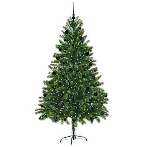 Vánoční stromeček s 300 LED diodami s stojanem Zelená 210 cm PE - obrázek 3